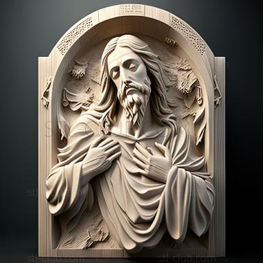 3D model st jesus (STL)